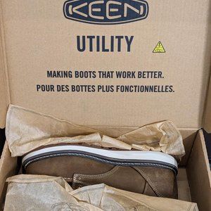 NIB KEEN Utility MEN'S CINCINNATI 6" WP #1023222 Belgian/Sandshell 11 D